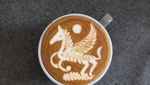 10 Kreasi Latte Art Cantik Buatan Pemenang World Latte Art Battle 2019