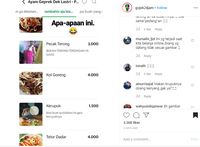 Kocak! Warung Makan Ini Pasang Foto Menu Makanan yang Nyeleneh