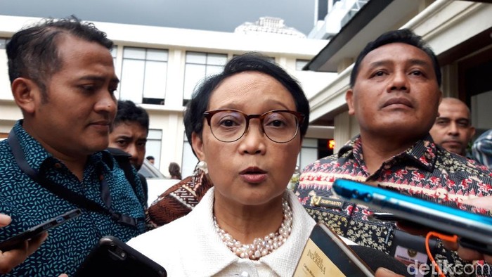 Menteri Luar Negeri (Menlu) Retno LP Marsudi (Rahel Narda/detikcom)