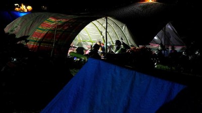 Berkemah di Kampung yang Hilang Tersapu Tsunami