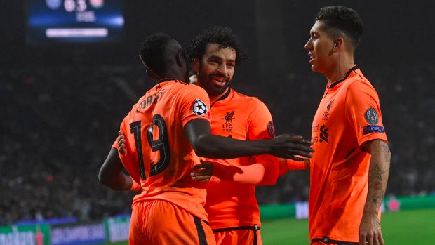 Sadio Mane, Mohamed Salah, Roberto Firmino tiga pemain paling penting Liverpool.