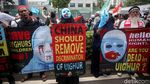 Kedubes China Digeruduk Massa Aksi Bela Muslim Uighur