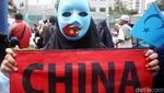 Kedubes China Digeruduk Massa Aksi Bela Muslim Uighur
