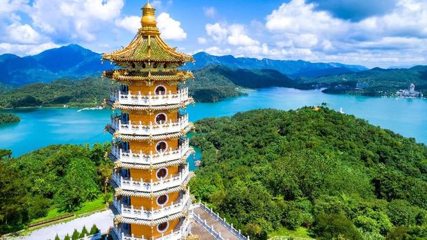 Danau Matahari Bulan, Destinasi Gowes Terbaik di Taiwan