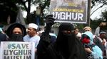 Kedubes China Digeruduk Massa Aksi Bela Muslim Uighur
