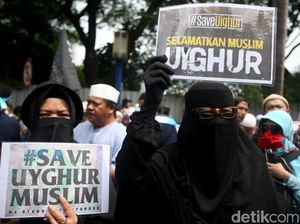 Kedubes China Digeruduk Massa Aksi Bela Muslim Uighur