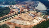Di Provinsi Lampung, Kementerian PUPR melalui Balai Besar Wilayah Sungai Mesuji Sekampung Ditjen Sumber Daya Air tengah menyelesaikan pembangunan dua bendungan yakni Bendungan Way Sekampung di Kabupaten Pringsewu dan Bendungan Margatiga di Kecamatan Margatiga. Pool/Kementerian PUPR.