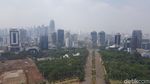 Potret Jakarta dari Puncak Monas Saat Liburan Akhir Tahun
