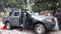 Unjuk rasa yang berujung anarkis juga terjadi di sejumlah daerah, salah satunya di Medan pada 24 September 2019. Khairul Ikhwan/detikcom.
