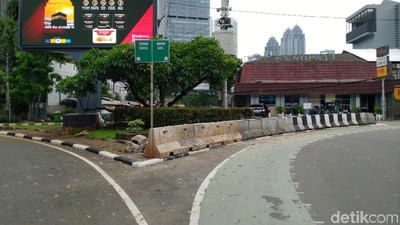 Penampakan Jalur Tusuk Sate Maut di Senopati