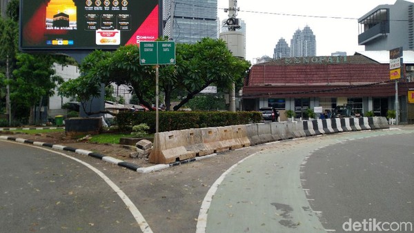 Penampakan Jalur Tusuk Sate Maut di Senopati