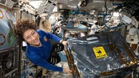 Astronot NASA Christina Koch, perempuan terlama tinggal di luar angkasa.