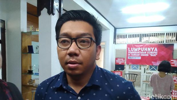 Peneliti ICW Kurnia Ramadana (Sachril Agustin Berutu/detikcom)