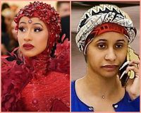 5 Momen Cardi B Tak Pakai Makeup, Wajahnya Tak Lagi Dikenali