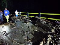 Banjir Bandang Juga Terjang Labuhanbatu Utara, Rumah Hanyut-Jembatan Putus