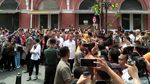 Asyiknya Jokowi dan Para Menteri Jalan-jalan di Kota Lama Semarang