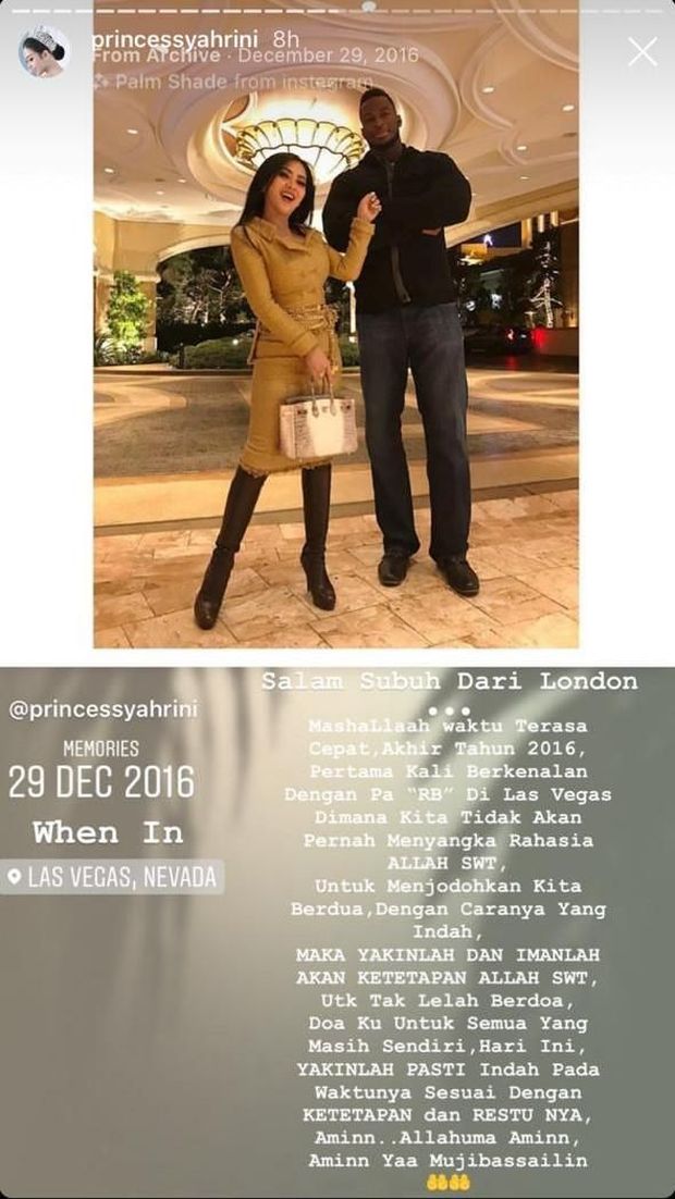 Taaruf Singkat Sebelum Nikah, Syahrini Ungkap Kenal Reino Sejak 2016