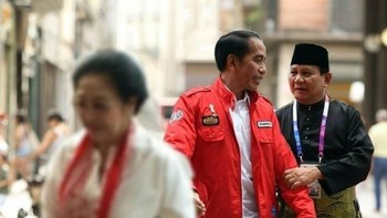 Distracted Boyfriend ikut muncul lagi saat Pilpres 2019, dengan gambar Jokowi yang memilih antara Megawati atau Prabowo. Foto aslinya adalah kunjungan mereka ke pertandingan silat Asian Games 2019 (Pool)