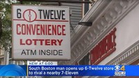 Siapa bilang 7-Eleven tak punya tiruan? Convenience store ini punya saingan bernama 6-Twelve yang bukan persis di seberang 7-Eleven di South Boston. Foto: Istimewa