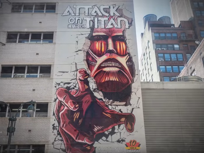 Mural Attack on Titan