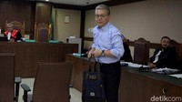 Sekretaris Jenderal Kementerian Kelautan dan Perikanan (KKP) Nilanto Perbowo bersaksi dalam sidang kasus suap impor ikan di Pengadilan Tipikor Jakarta, Senin (30/12/2019).