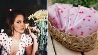 Netizen kreatif banget ya dalam menemukan outfit Lana Del Rey yang serupa jajanan pasar. Mirip nggak sama jentik manis? Foto: Twitter @helmihelmi