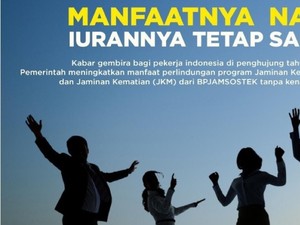Salut, Jokowi Naikkan Manfaat BPJAMSOSTEK Tanpa Kenaikan Iuran