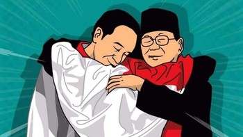 Pilpres 2019 juga melahirkan meme fenomenal khusus di Indonesia. Gambarnya adalah Jokowi dan Prabowo dalam pelukan bendera Merah Putih. Aslinya ini adalah kejadian saat pertandingan silat Asian Games 2019. Pesannya kena banget, yaitu ajakan berdamai dan bersatu (Pool)