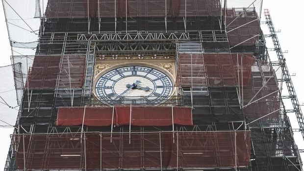 Jam Big Ben Inggris Akan Kembali Berdentang di Malam Tahun Baru