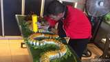 Sushi Sepanjang 3,3 Meter Berbentuk Naga Ramaikan Tahun Baru di Tuban