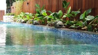 Pembangunan kolam renang di rumah dinas Ridwan Kamil sempat menjadi polemik karena dianggap menghamburkan uang. Apalagi, kolam renang itu dibangun untuk keperluan terapi lutut orang nomor satu di Jawa Barat.