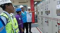 Sidak siaga kelistrikan malam tahun baru dimulai di Unit Pelaksana Pengatur Distribusi UP2D Jakarta. Pool/PLN.