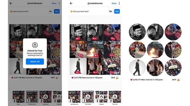 Cara Buat Top 9 Instagram Tanpa Watermark