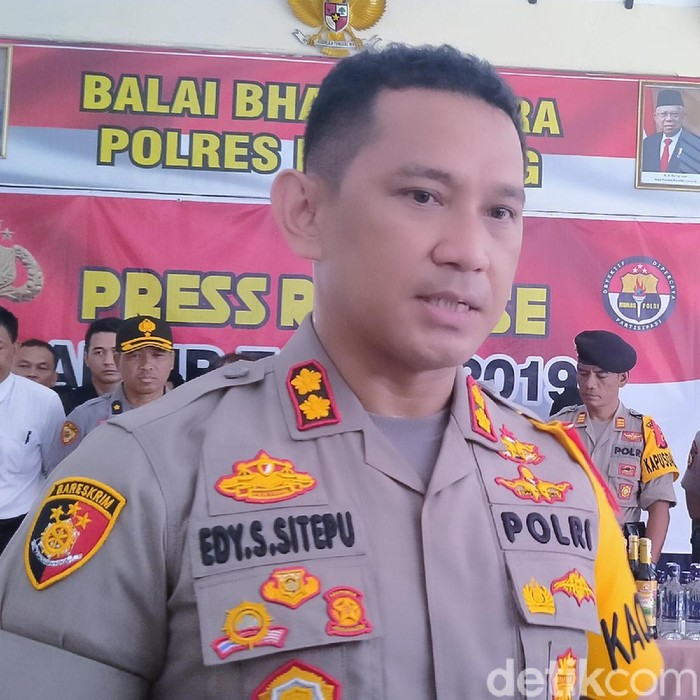 Kapolres Pemalang AKBP Edi Suranta Sitepu saat ditemui Selasa (31/12/2019).