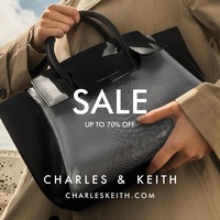 Charles & Keith menggelar End of Season dengan potongan harga hingga 70%. Dapatkan sepatu, tas, atau dompet menarik dengan harga lebih miring selama periode pergantian tahun baru. Foto: Twitter