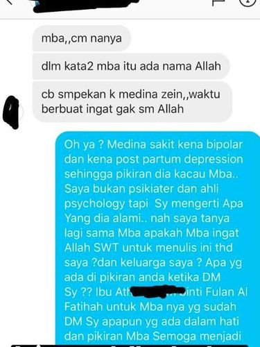 Medina Zein Terseret Narkoba, Sarah Azhari Dicecar Pertanyaan soal Tuhan