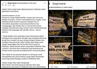 Selain #SaveWisatawan, Akun Ginjal Astral Juga Bikin Surat Cinta
