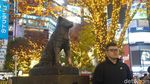 Potret Deadpool Berfoto dengan Hachiko