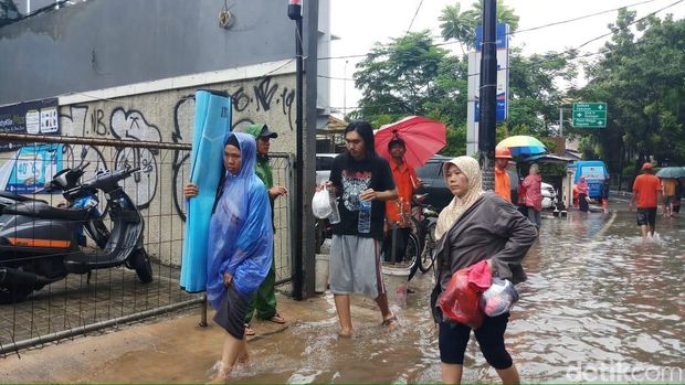 Kemang Utara Jaksel Banjir