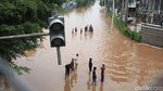 Potret Banjir di Jalan Perjuangan Kebon Jeruk