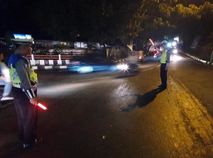 Lalu Lintas di Lokasi Wisata Palabuhanratu Ramai Lancar di Malam Tahun Baru