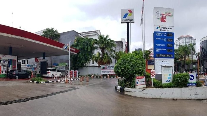 SPBU banjir
