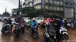 Kolong Tol JORR Grand Kota Bintang Bekasi Terendam Banjir