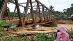 Jembatan di Lebak Putus Diterjang Banjir