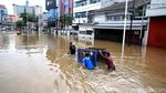 Begini Penampakan Banjir di Kawasan Grogol