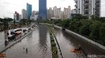 Banjir Putus Tol Dalam Kota KM 14 Grogol