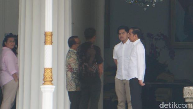 Menhan Prabowo Menghadap Presiden Jokowi di Gedung Agung Yogya