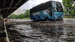 Jalan By Pass Yos Sudarso Sunter Jakarta Utara juga Terendam Banjir
