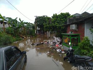 Kawasan Pondok Jaya Mampang Prapatan Juga Banjir