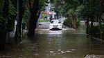 Penampakan Banjir di Jalan Sudirman Jakarta